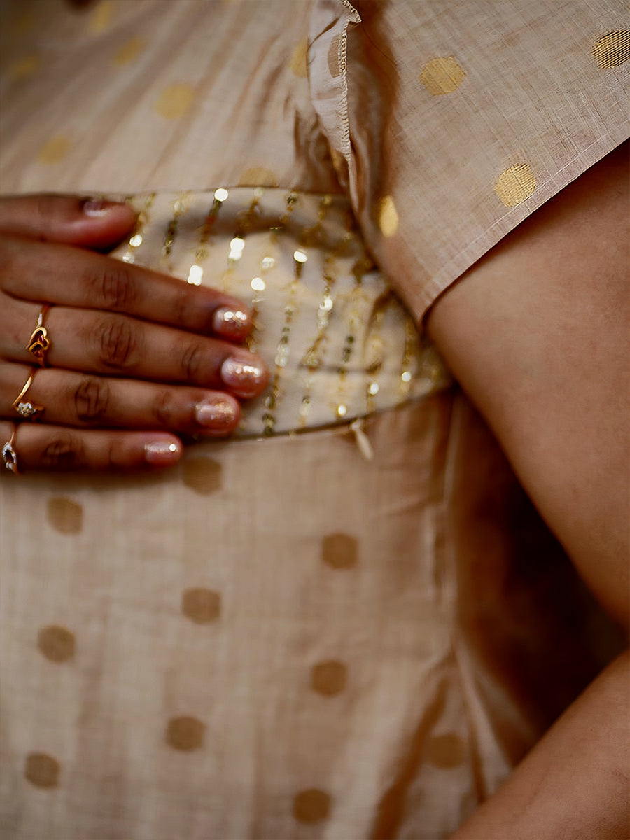 Ziva Maternity & Feeding Short Dress with Concealed Zip –  Vishu & Festive Edition