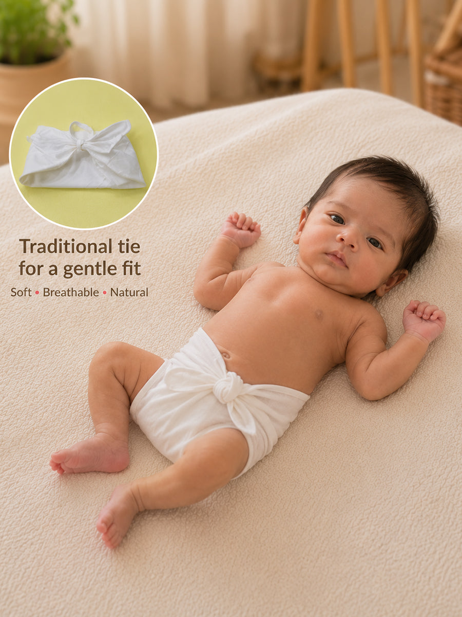 Ziva 6 Pieces Cotton Square Nappies – Soft Double Layer Reusable Newborn  cloth Nappies