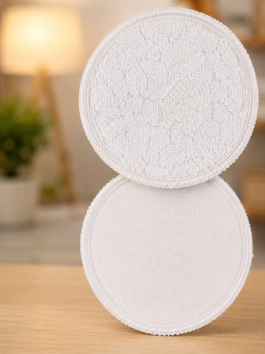 Ziva Reusable Nursing Pads – Ultra Soft, Super Absorbent & Breathable Breast Pads | 1 Pair (2 Pieces)