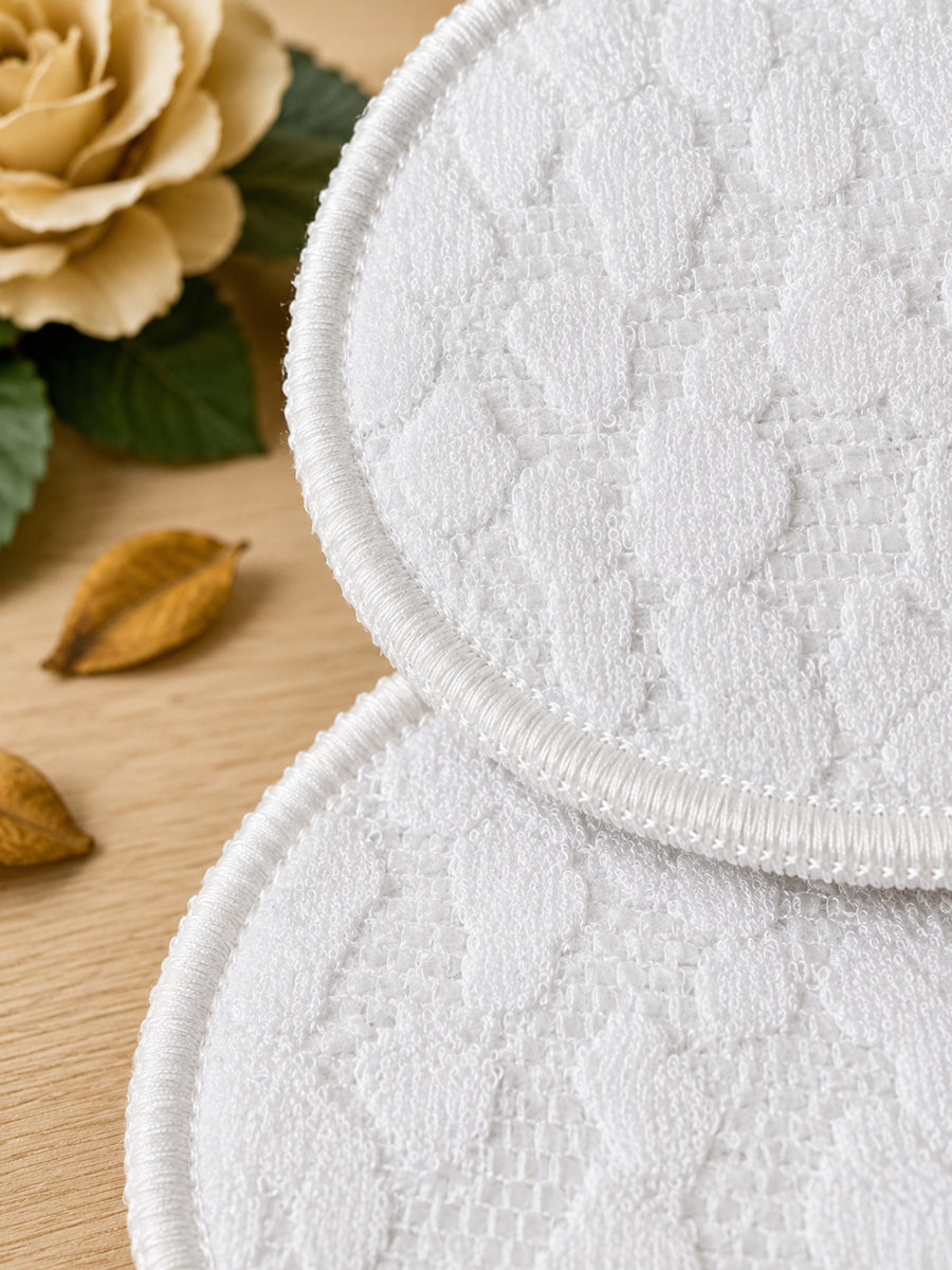 Ziva Reusable Nursing Pads – Ultra Soft, Super Absorbent & Breathable Breast Pads | 1 Pair (2 Pieces)