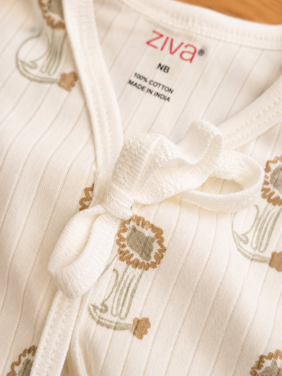 Ziva Knitted Cotton Printed Jabla – Baby Dreams Print Collection | 6 Pieces