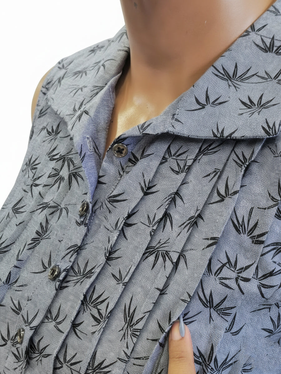 Sleeveless Cotton Collar Cord Set – Nursing Zip | Ziva