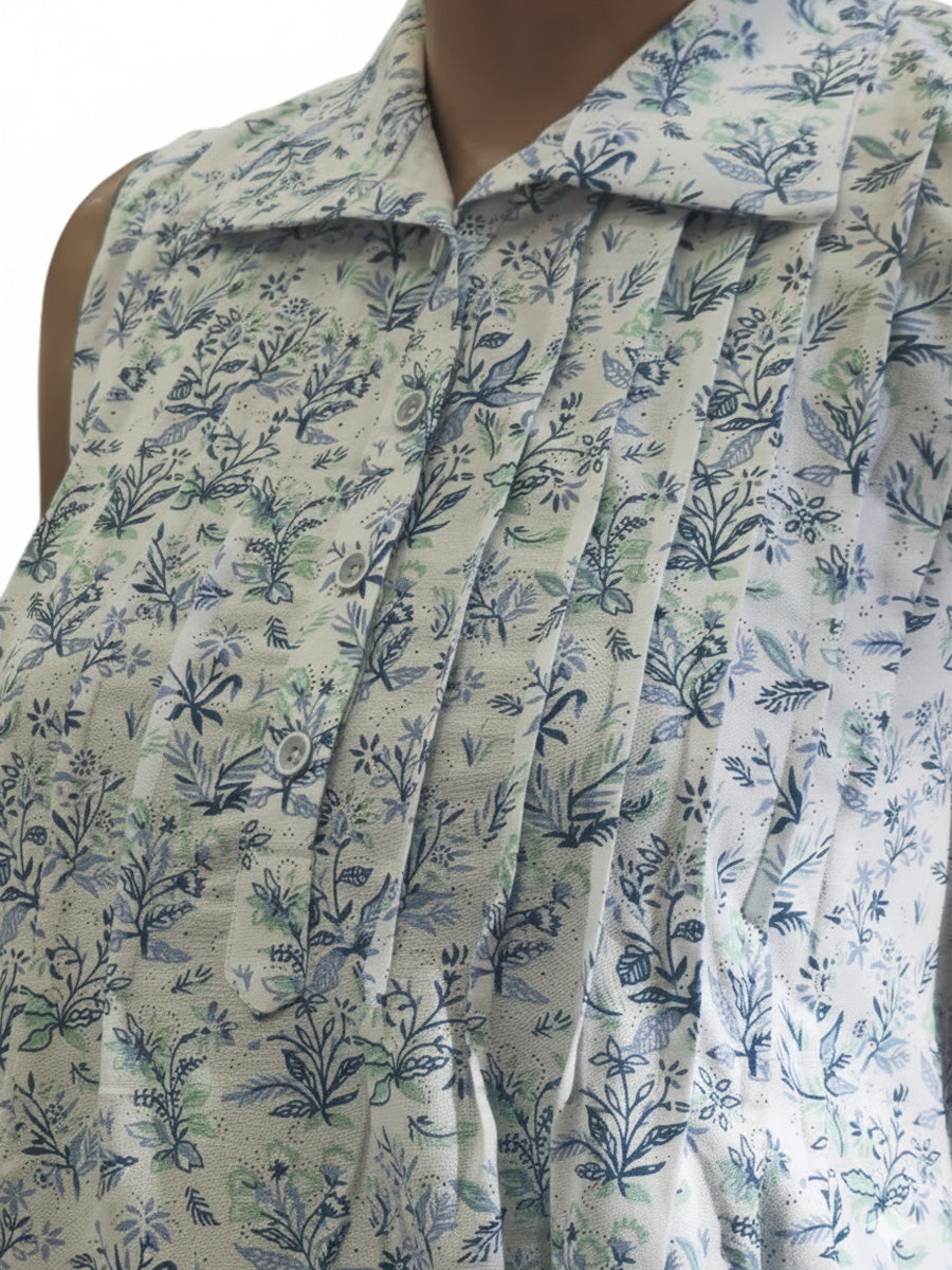 Sleeveless Cotton Collar Cord Set – Nursing Zip | Ziva