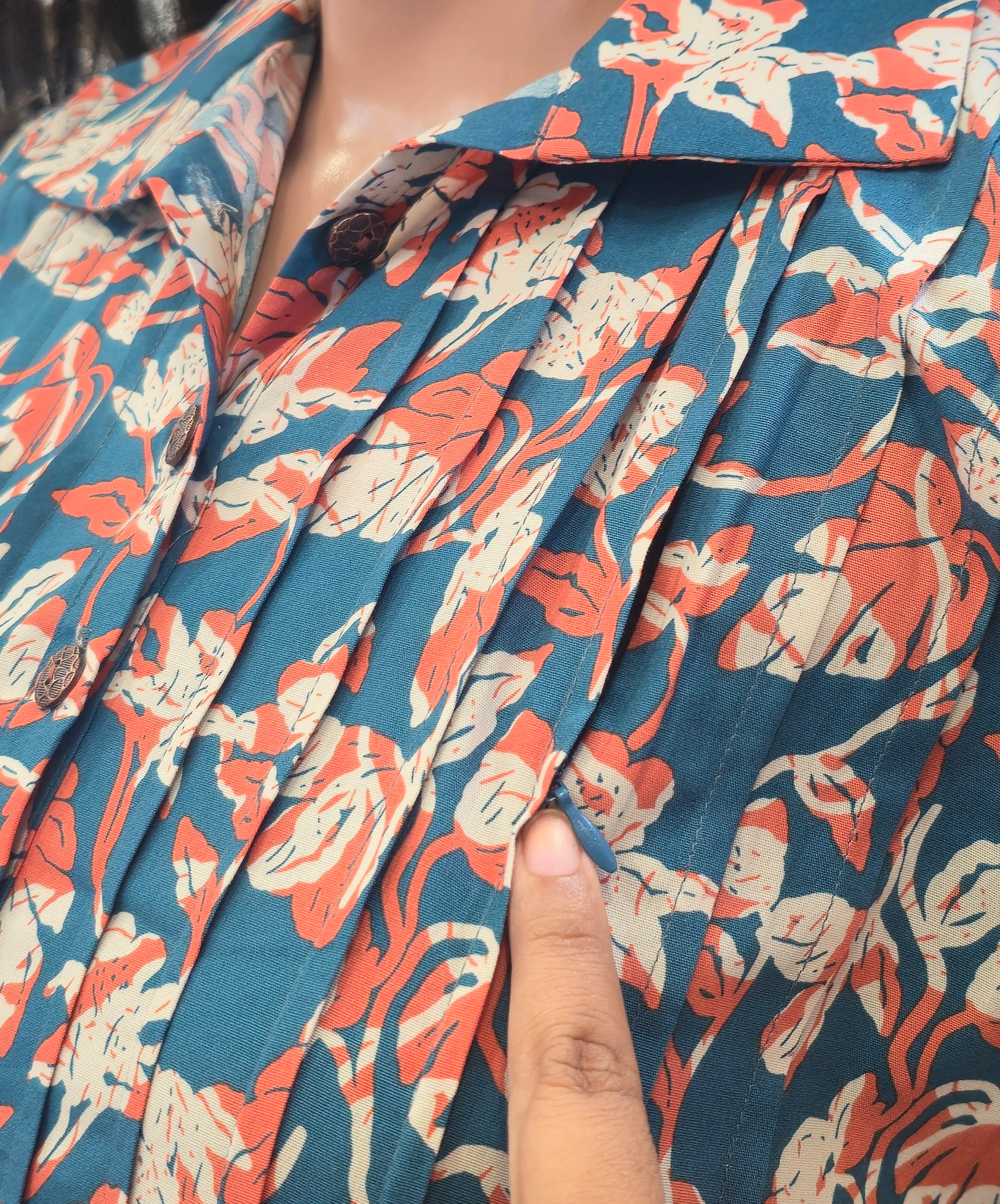 Sleeveless Cotton Collar Cord Set – Nursing Zip | Ziva