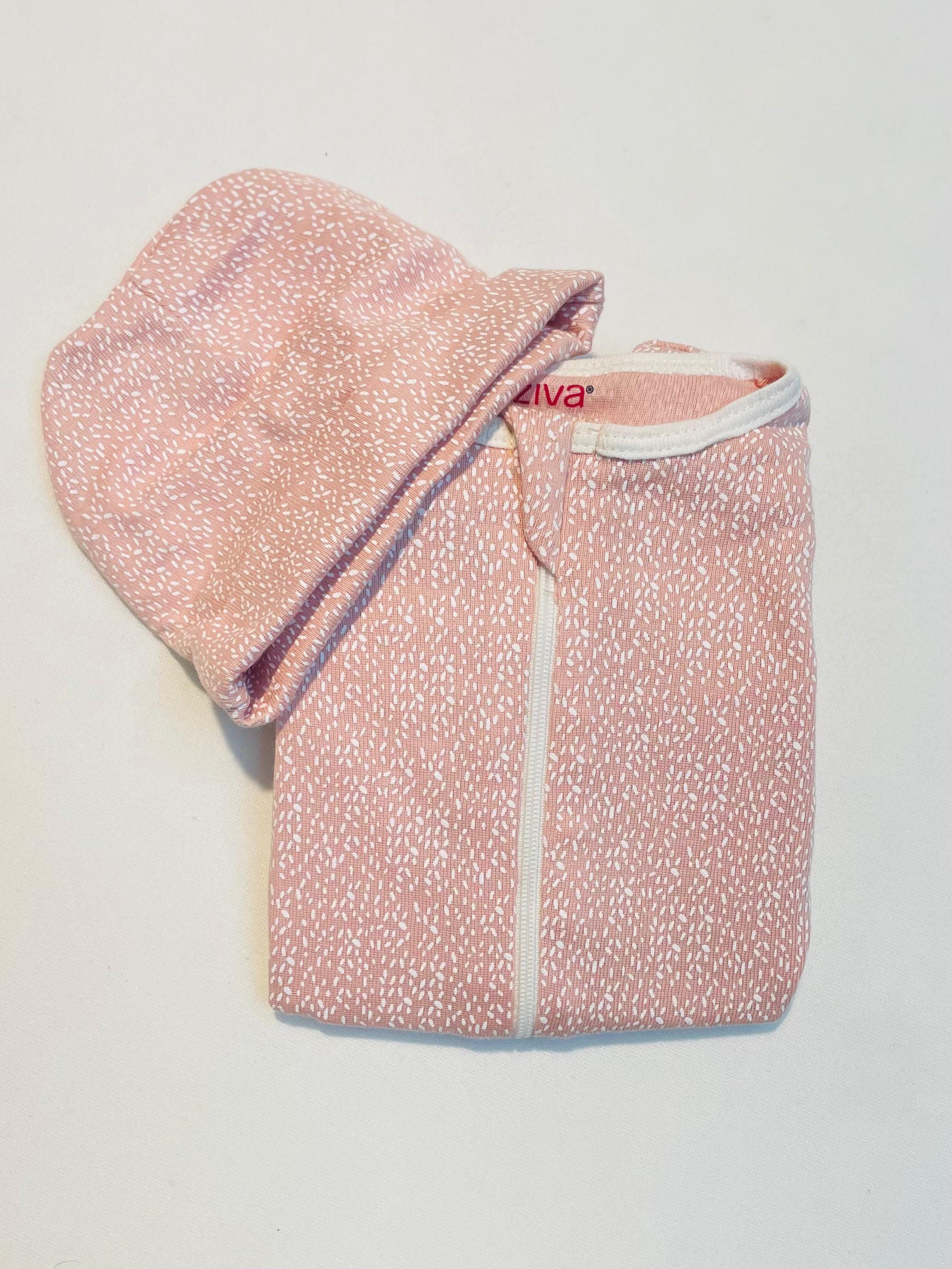 Baby Abstract Dot Sleepsuit/Cap