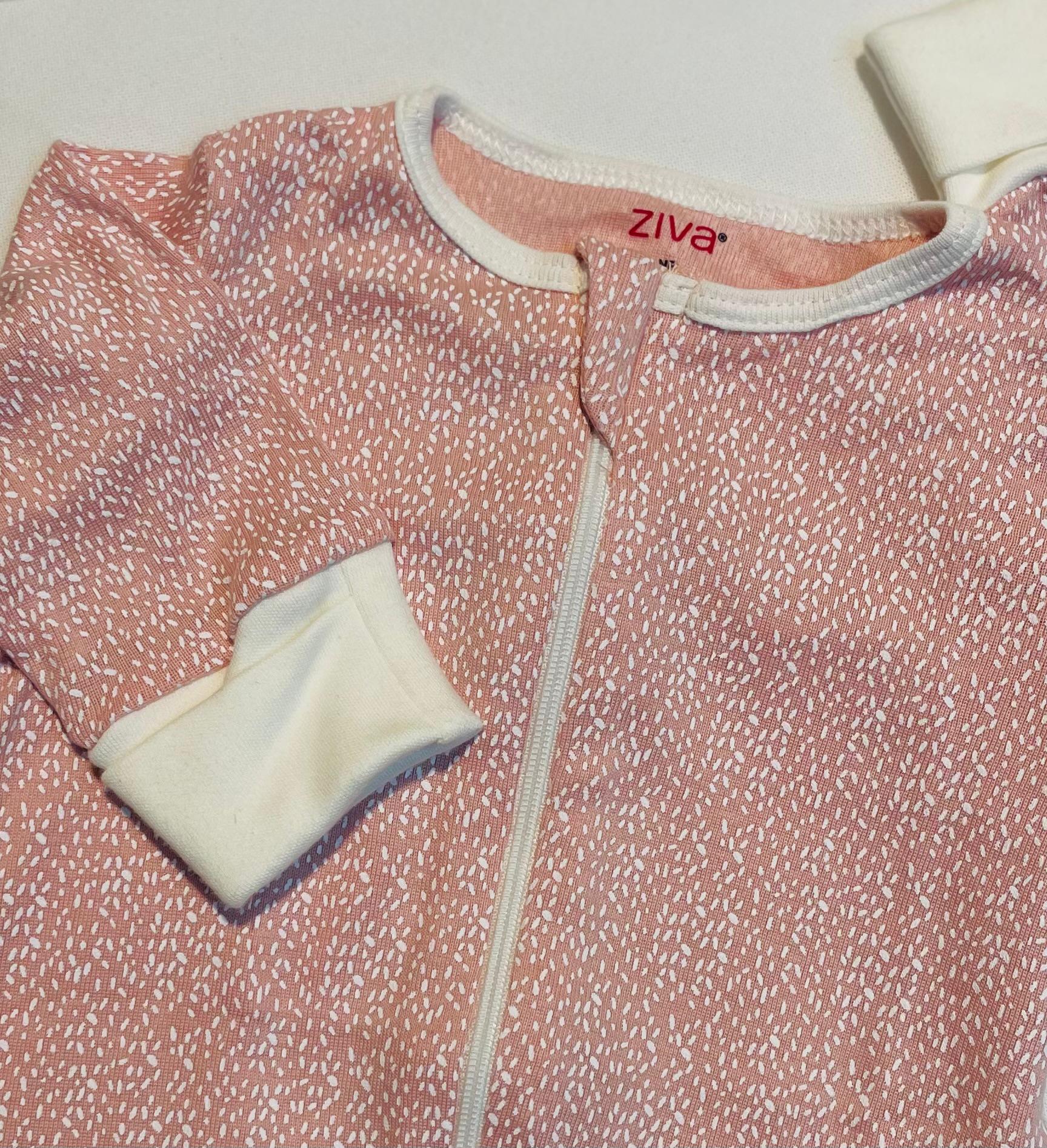 Baby Abstract Dot Sleepsuit/Cap