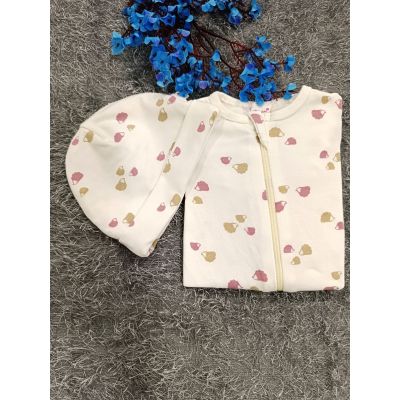 Sleepsuit/Cap- NB(Animal)