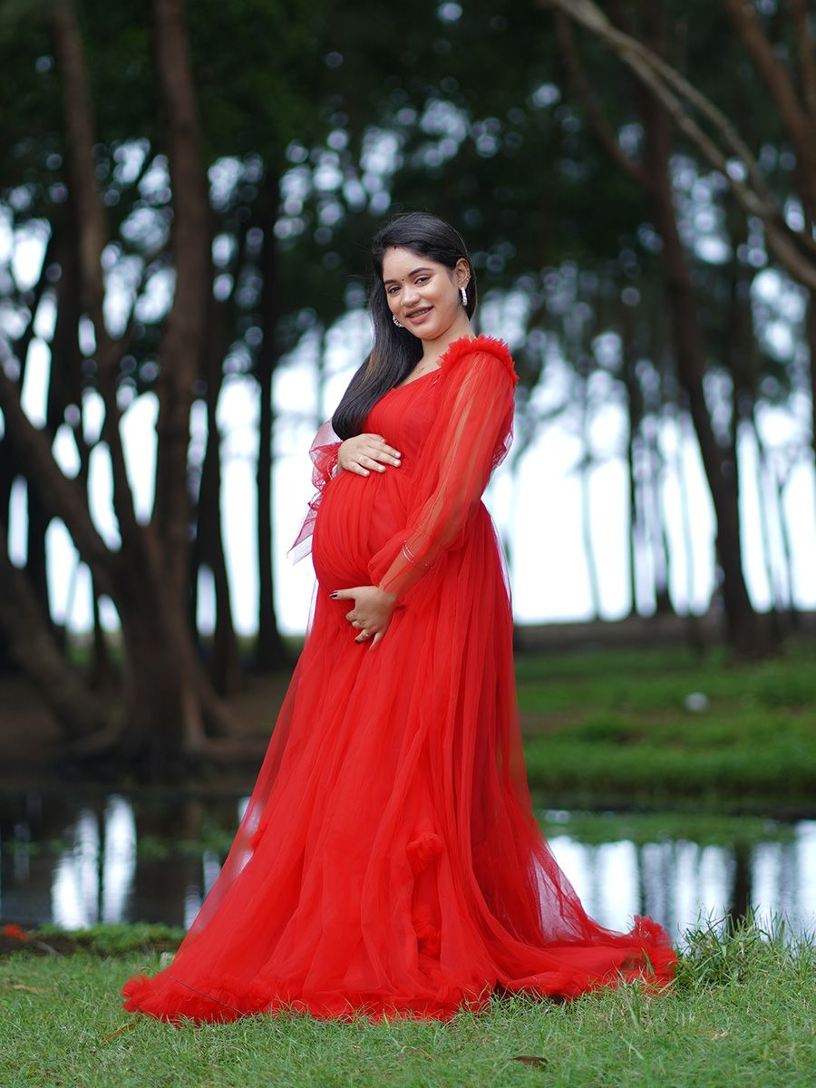 Maternity Baby Shower- Red