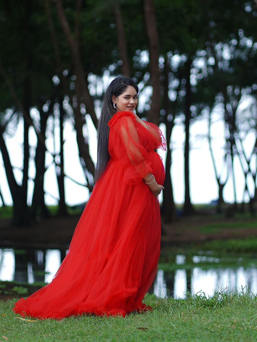 Maternity Baby Shower- Red