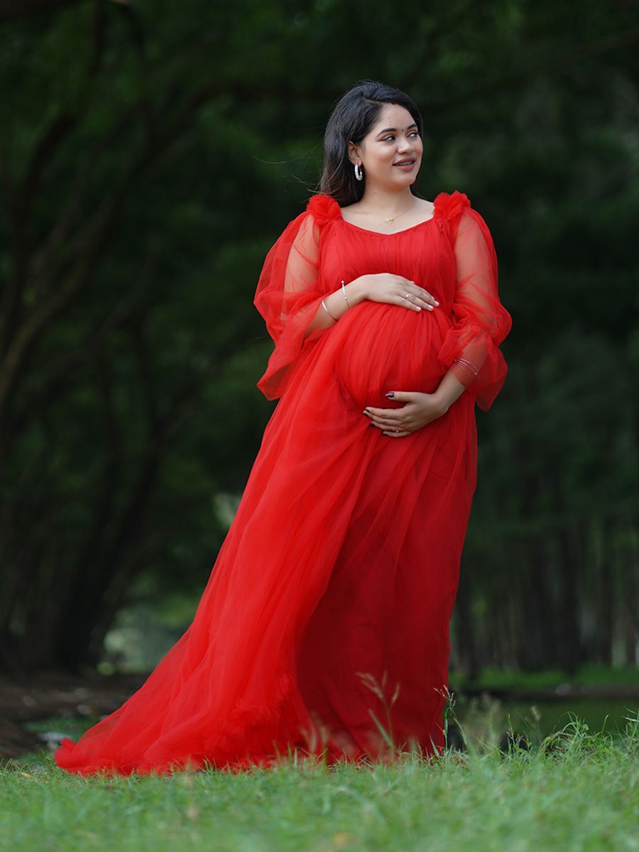 Maternity Baby Shower- Red
