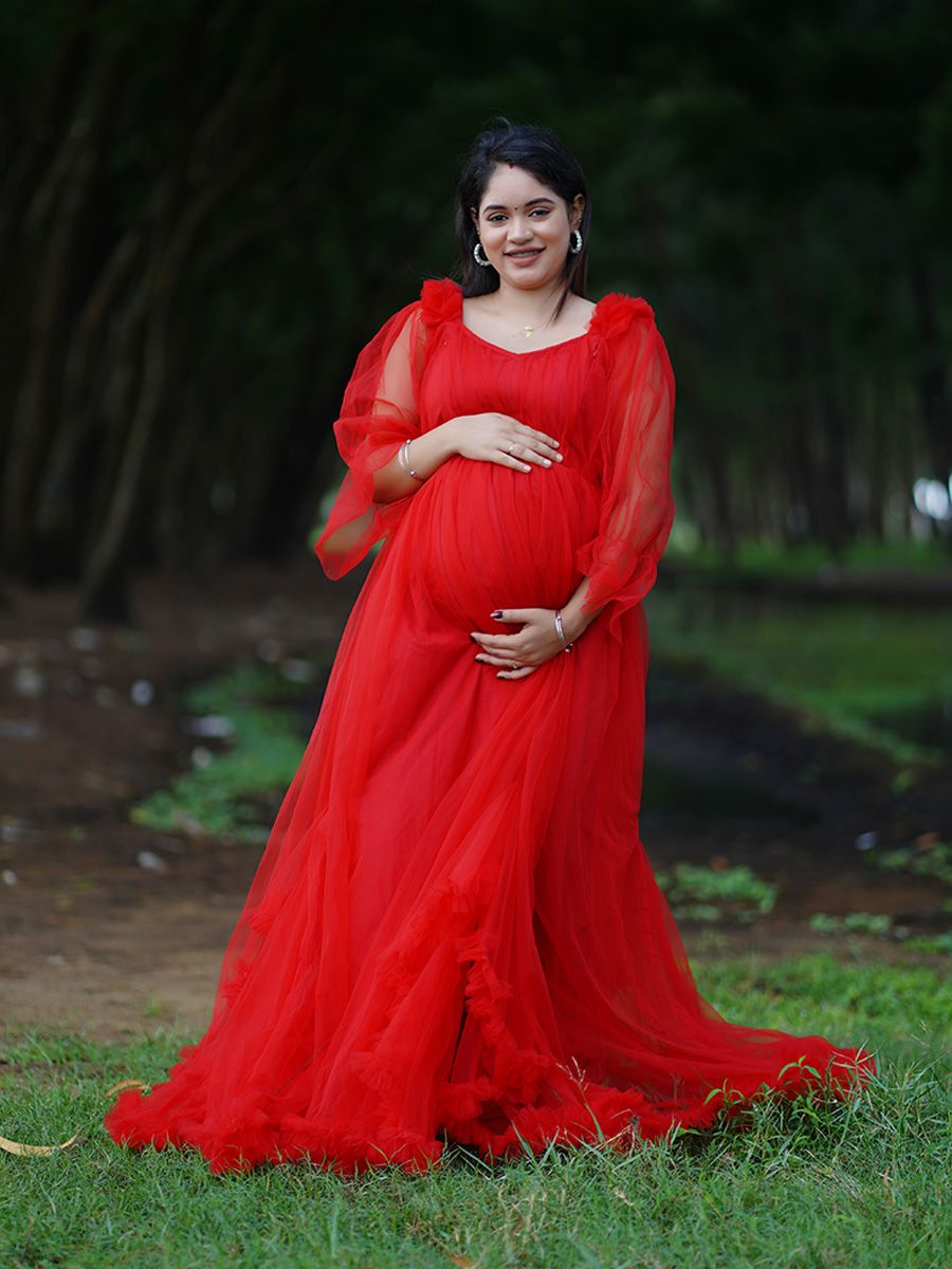 Maternity Baby Shower- Red