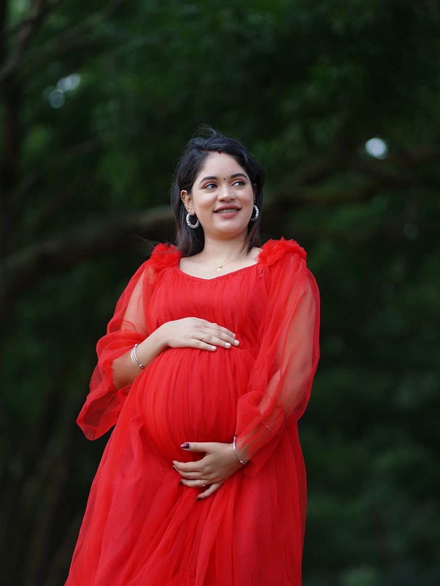 Maternity Baby Shower- Red