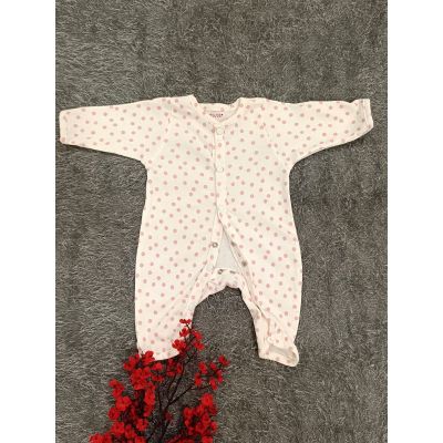 Baby Jumpsuit Girl- Pink Big Dot