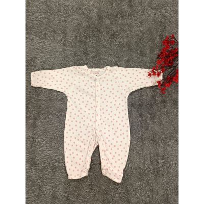 Baby Jumpsuit Girl- Pink Big Dot