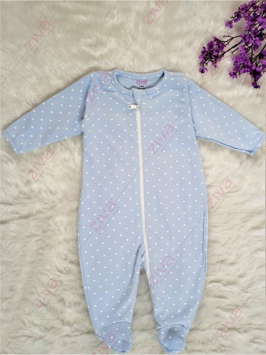 Blue Star Sleepsuit/Cap Boy