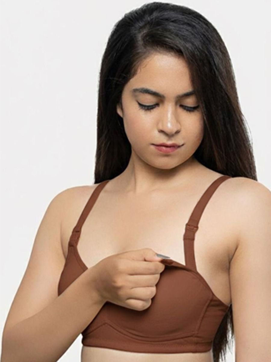 Feeding Bra (Knit Mom Brandy Brown)