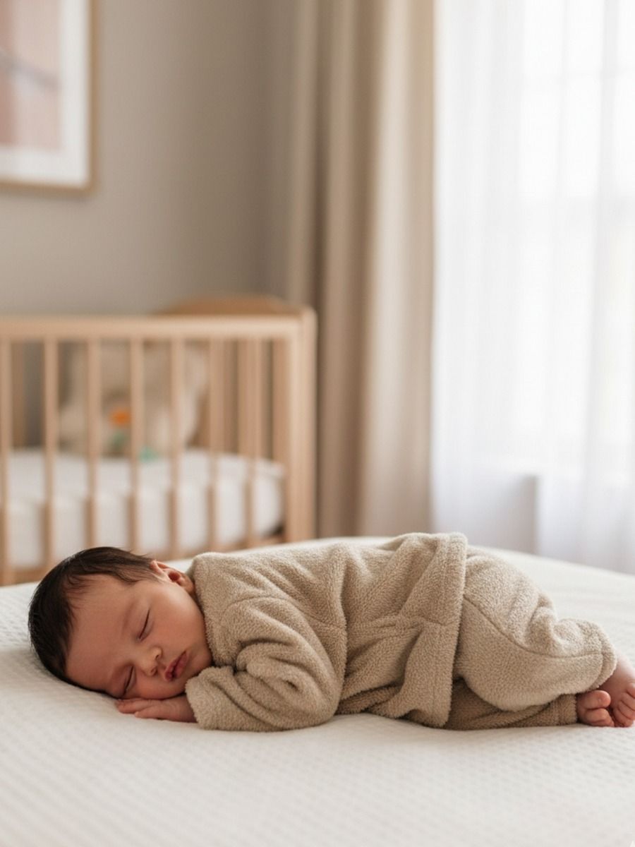 New Born Baby Sweater Top & Pant Brown