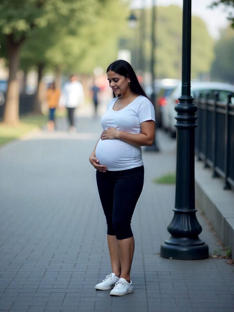 Maternity Capri Black