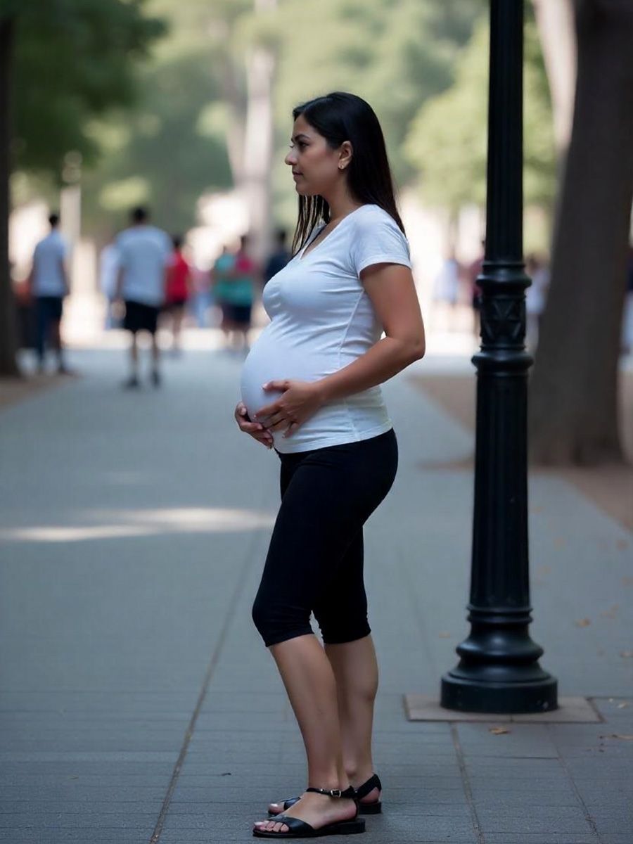 Maternity Capri Black