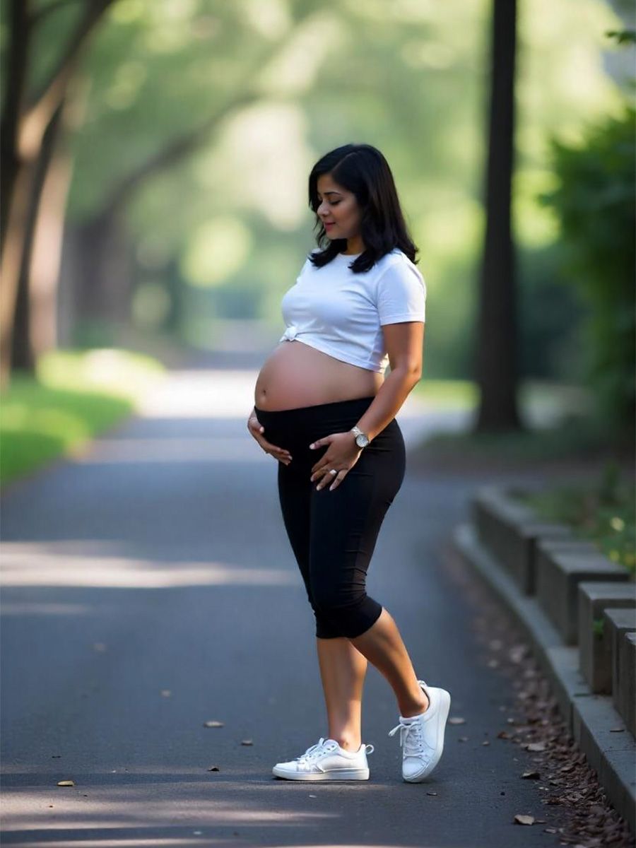 Maternity Capri Black