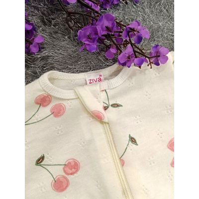 Sleepsuit/Cap- Girl(Cherry Pink)