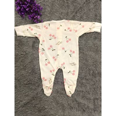 Sleepsuit/Cap- Girl(Cherry Pink)