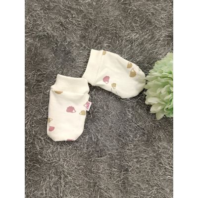 Baby Cap/ Mitten/ Bootie- Animal Print