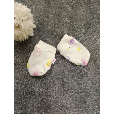 Baby Cap/ Mitten/ Bootie- Aqua life Print