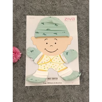 Baby Cap/ Mitten/ Bootie- Horse Print