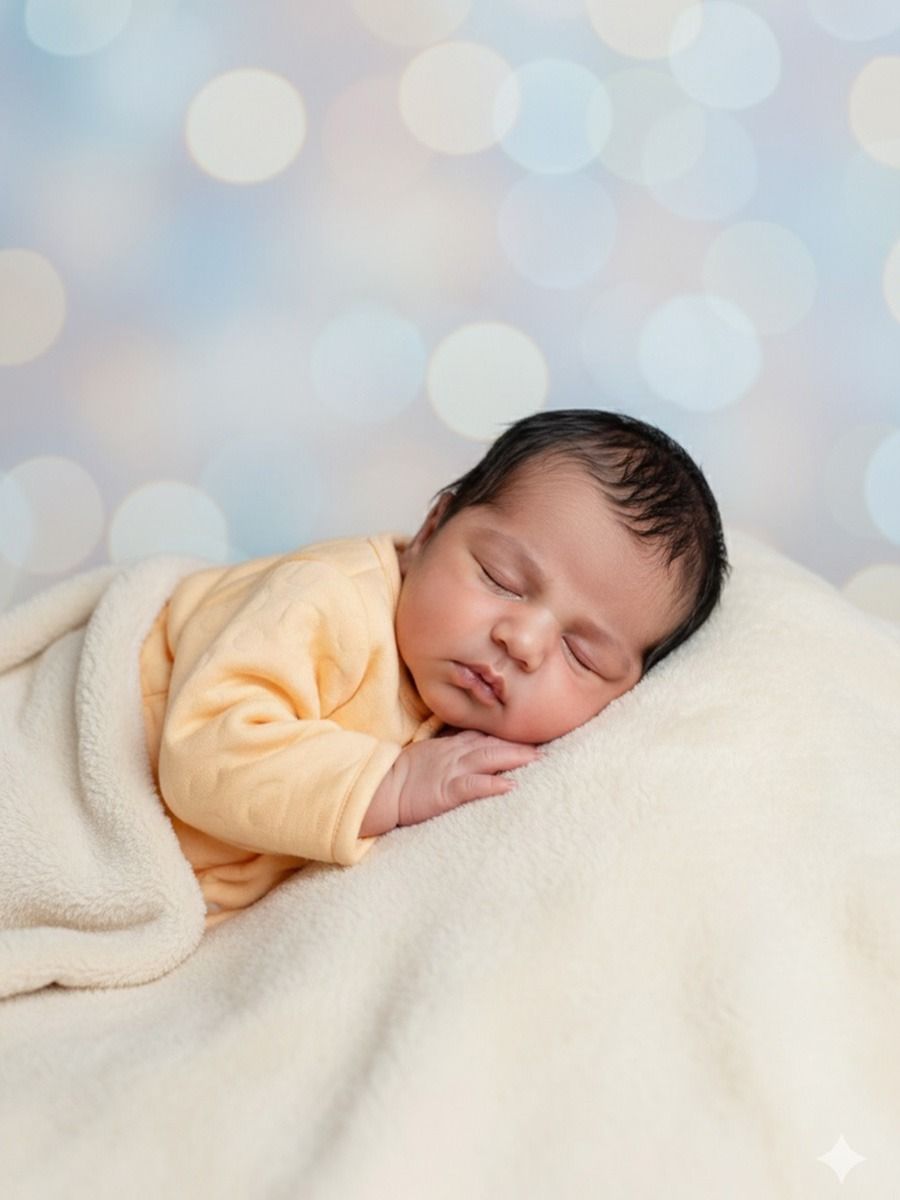 New Born Baby Sweater Top & Pant Dark Yellow