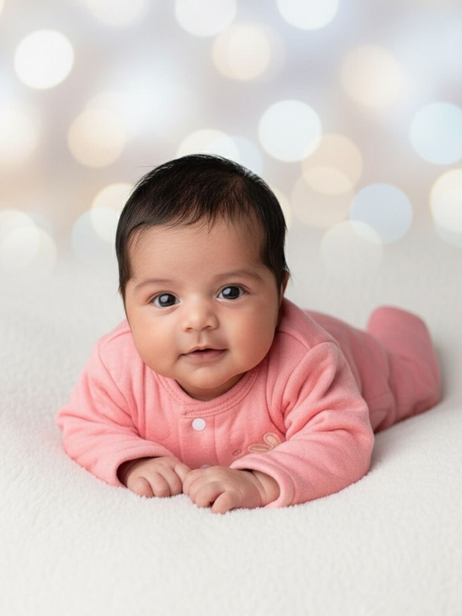 New Born Baby Sweater Top & Pant Dark Pink