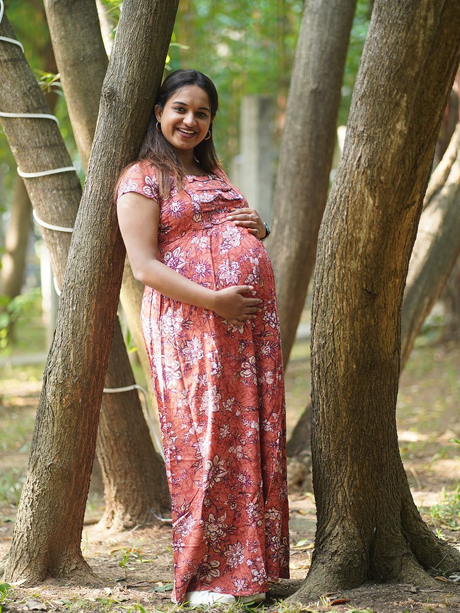 Maternity and Nursing Full Nightie (Tina Brown)