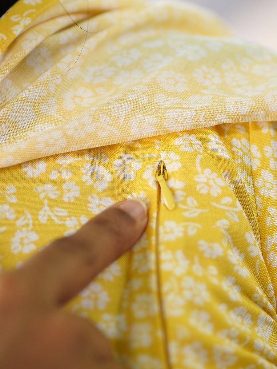 Maternity Short Night Gown- Fin Yellow