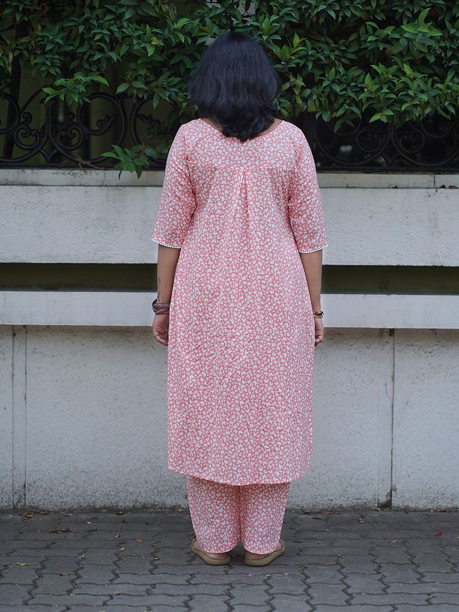 Maternity Co-ord Set Ela L Orange