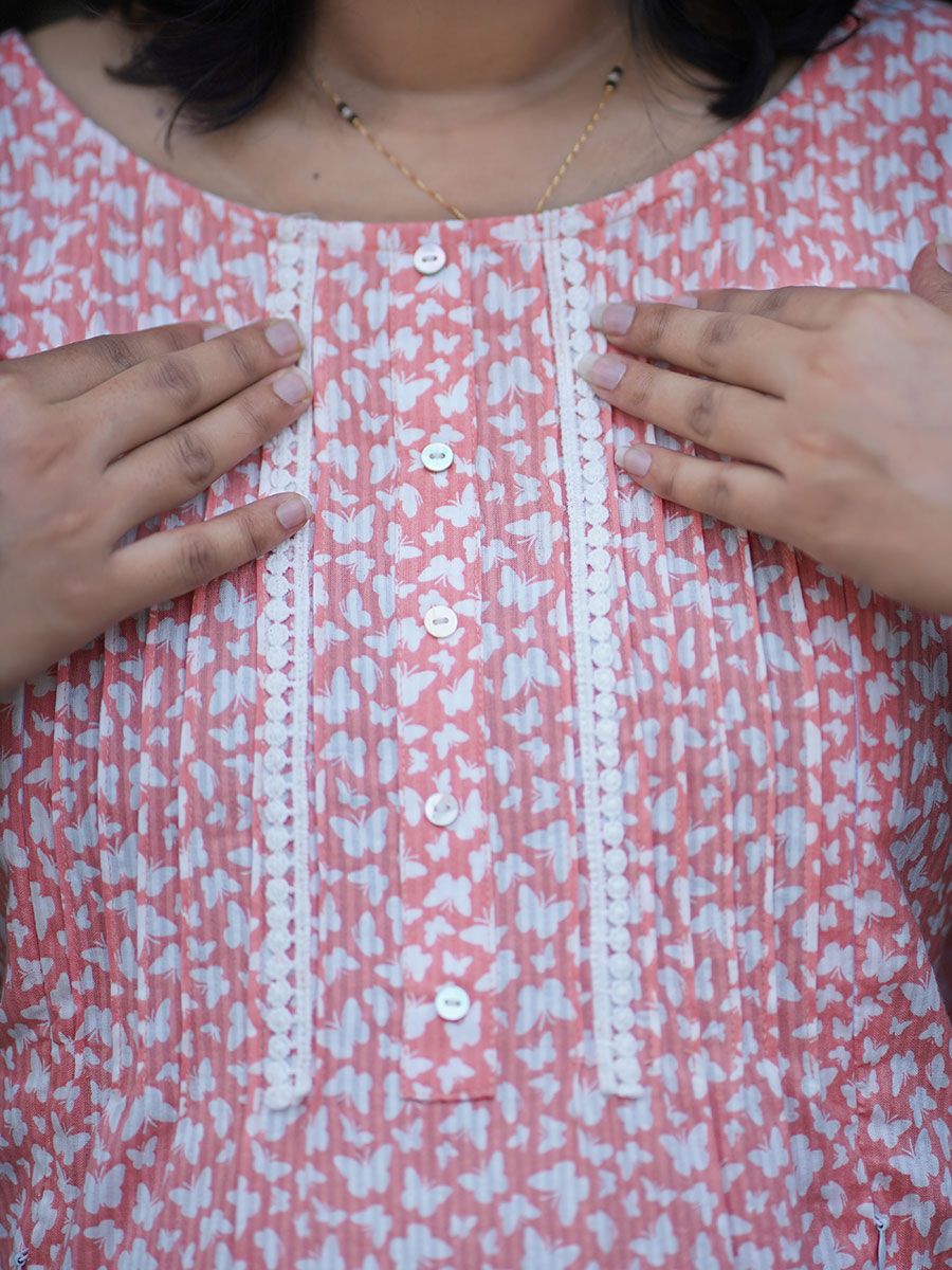 Maternity Co-ord Set Ela L Orange