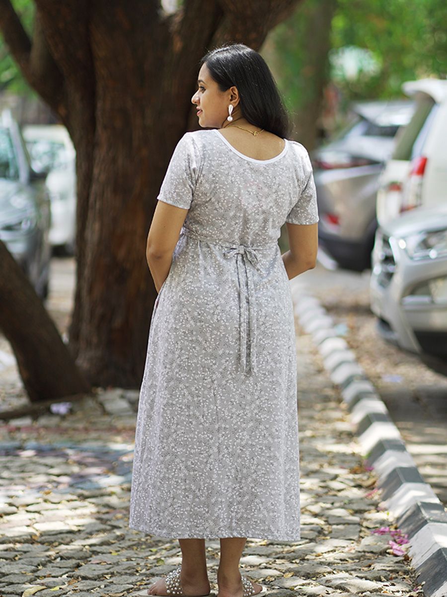 Maternity Short Zipless Dress-  Gilda L Ash