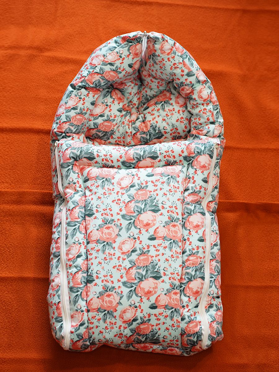 Newborn Baby Bed- Rose Flower