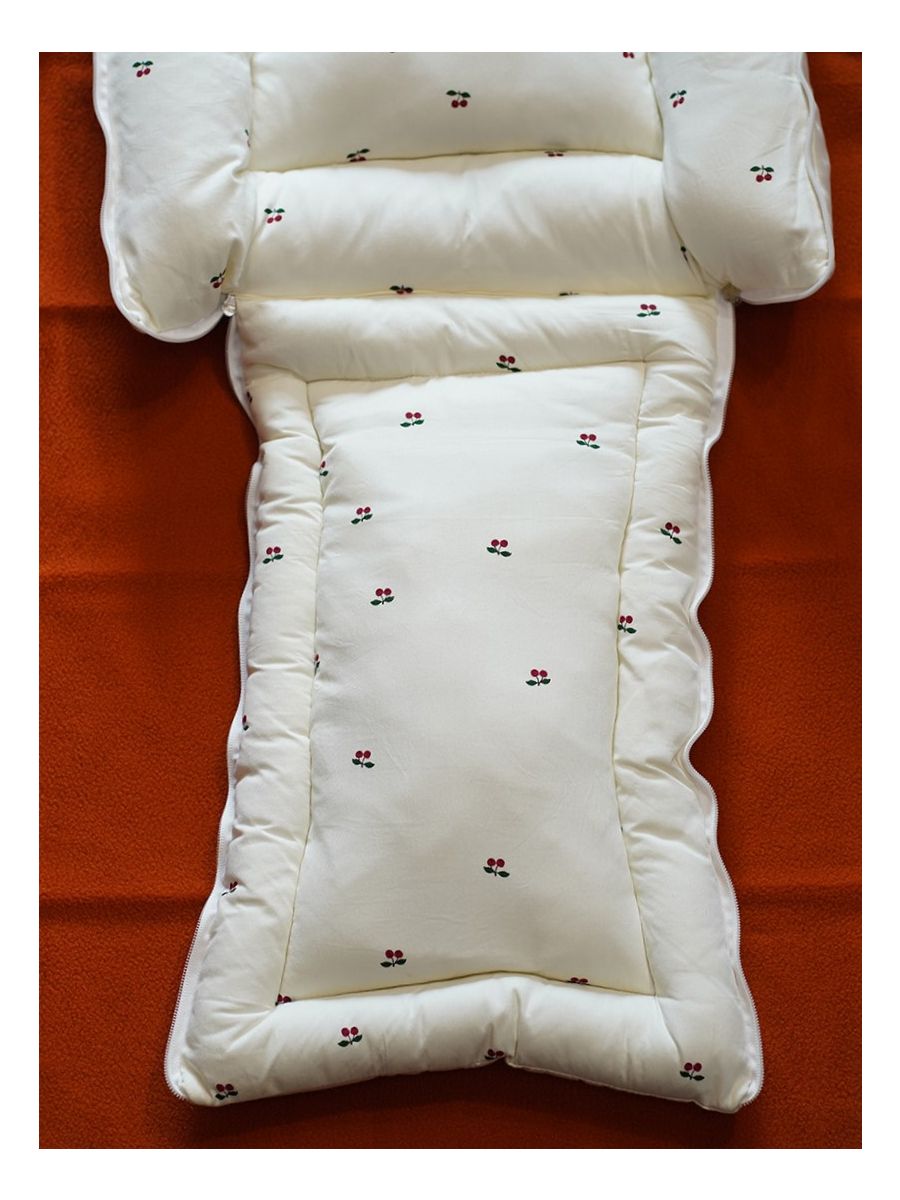 Organic Newborn Baby Bed- Cherry Offwhite