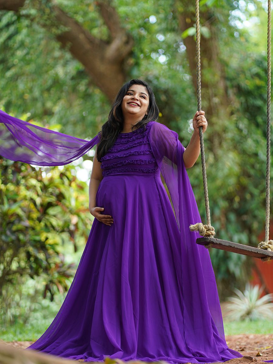 Baby Shower Dress Violet