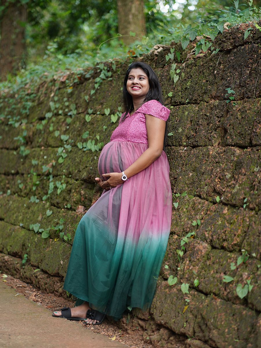 Maternity Baby  Shower- green