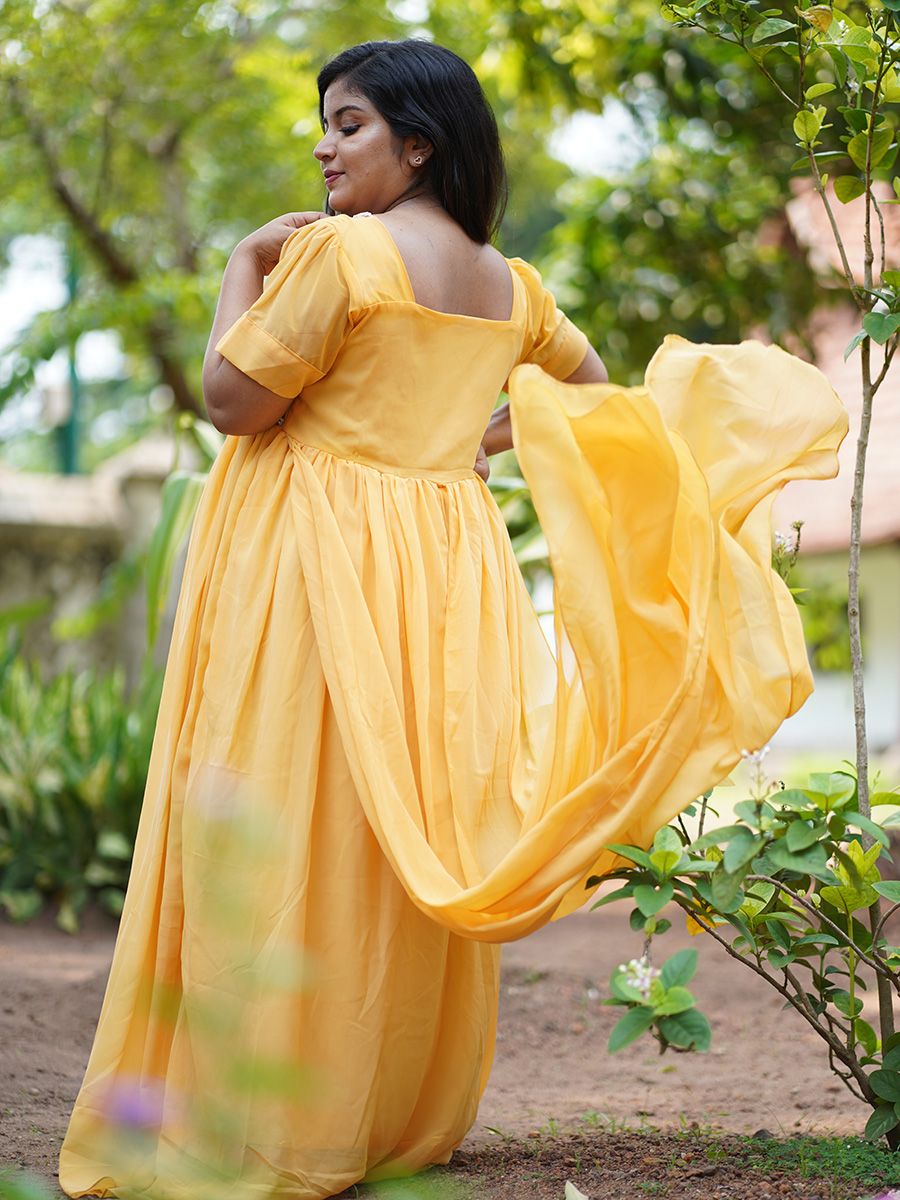 Baby Shower Dress- Yellow