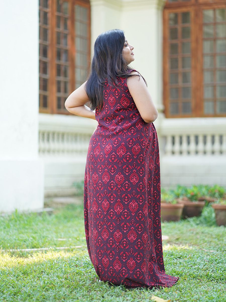 Maternity Photoshoot Gown- Brown