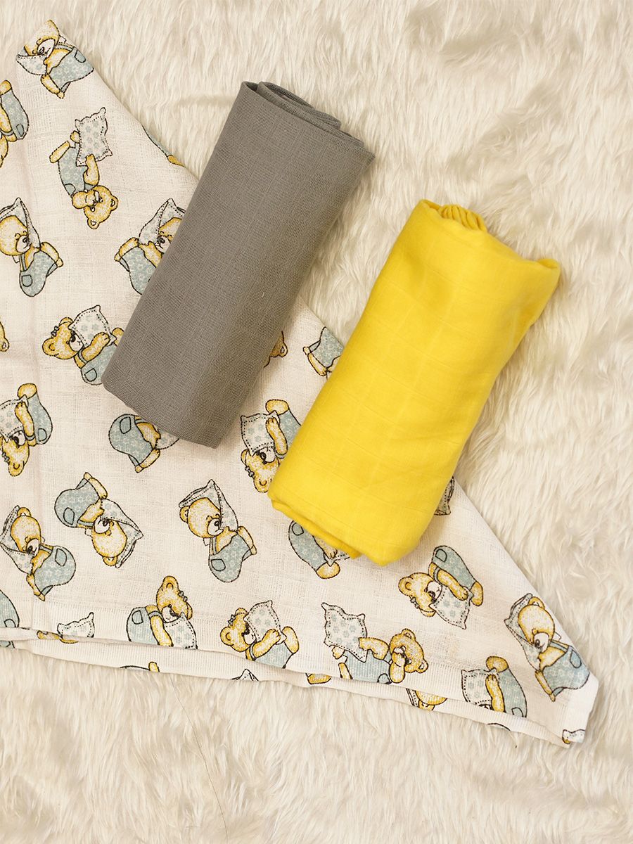 Baby Muslin Cloth - M (Pack of