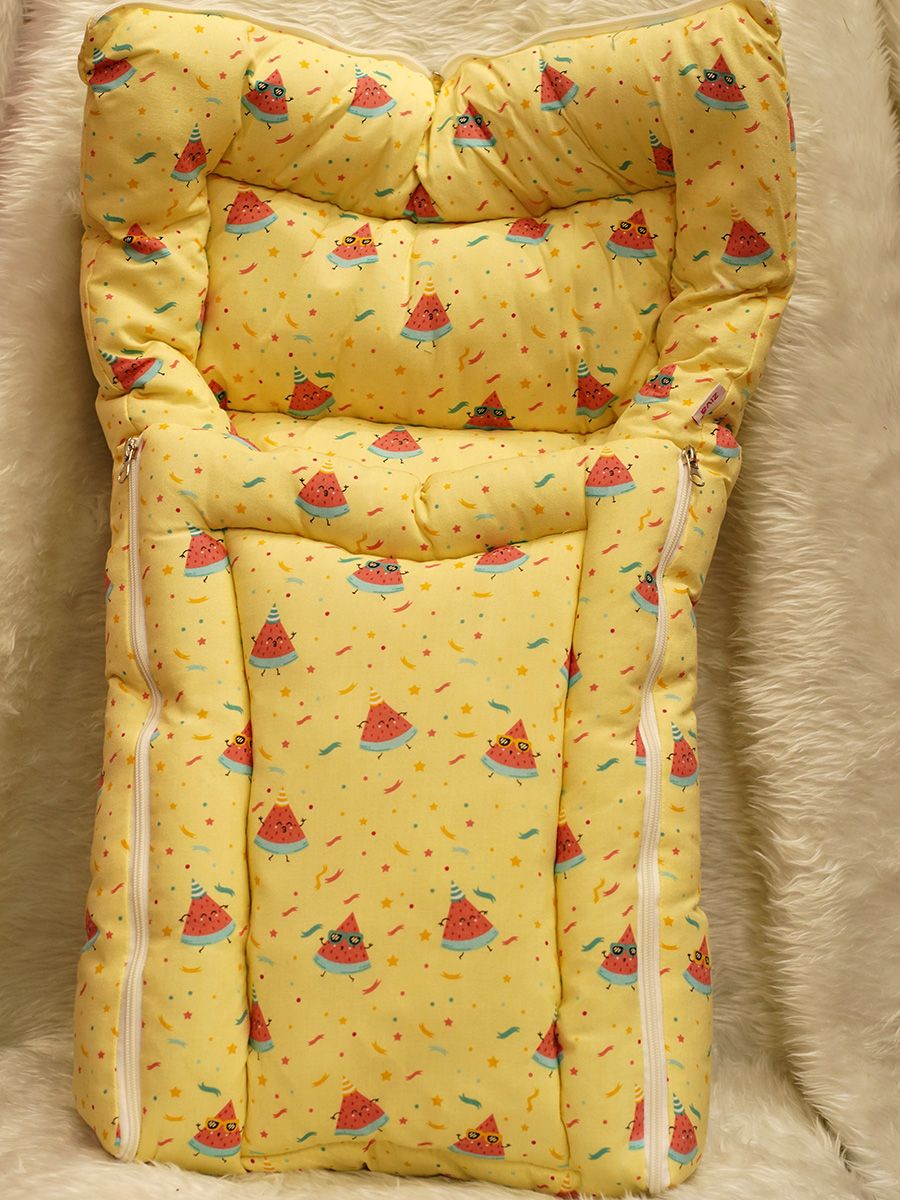 Ziva New Born Baby Bed Yellow
