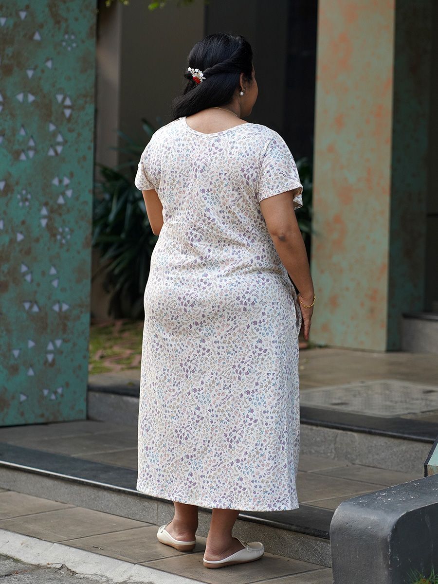 Maternity Knit Gown Phia L Cream