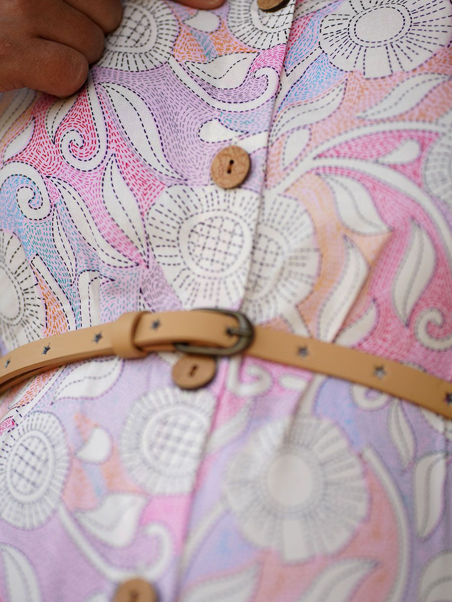 Maternity Midi Dress Stasia Pink