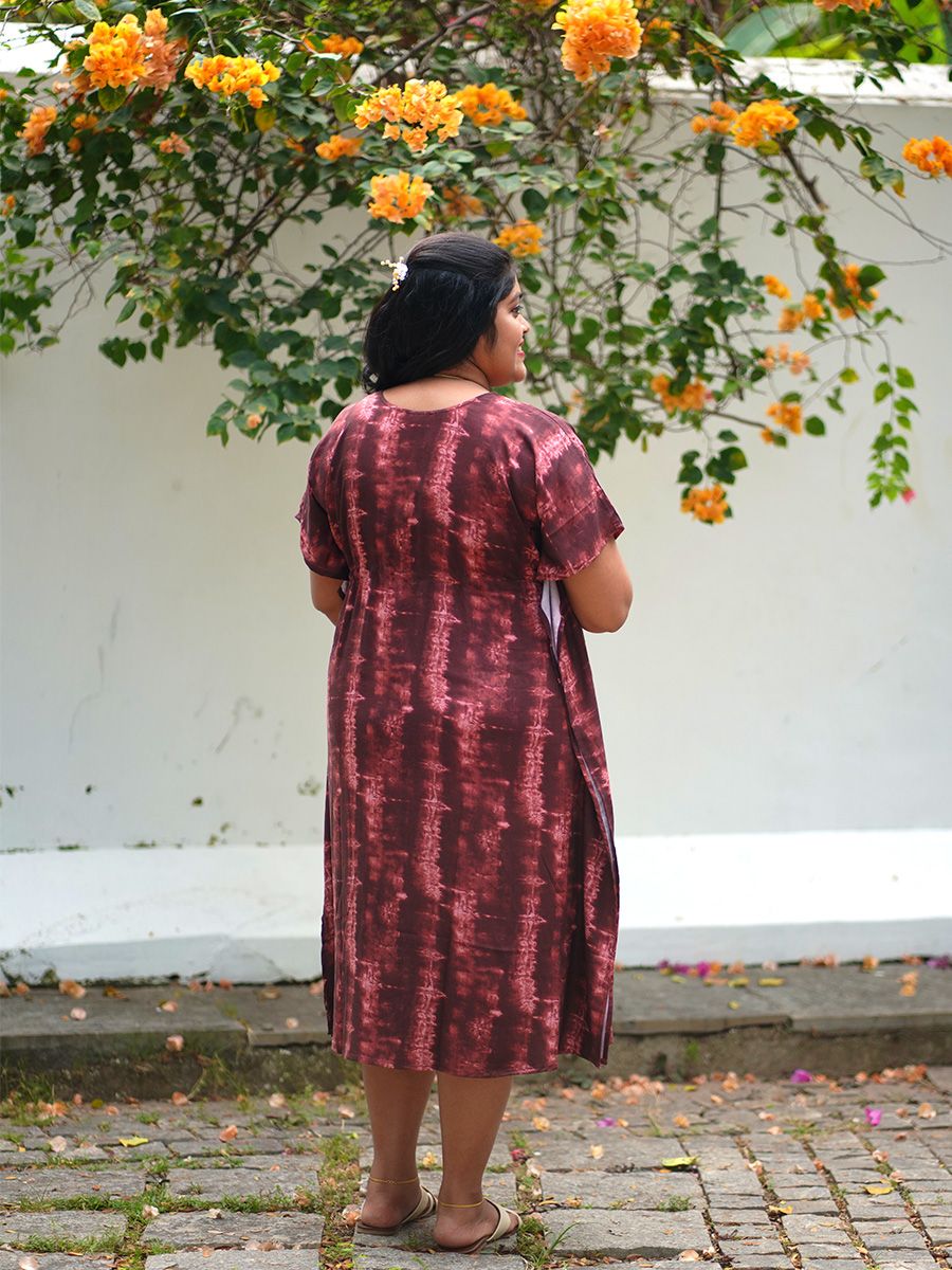 Maternity Kaftan Short Night Gown