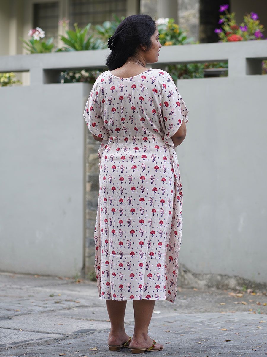 Maternity Short Night Gown Bex L Cream