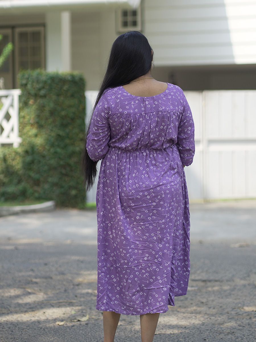 Maternity short Dress- Dina Violet