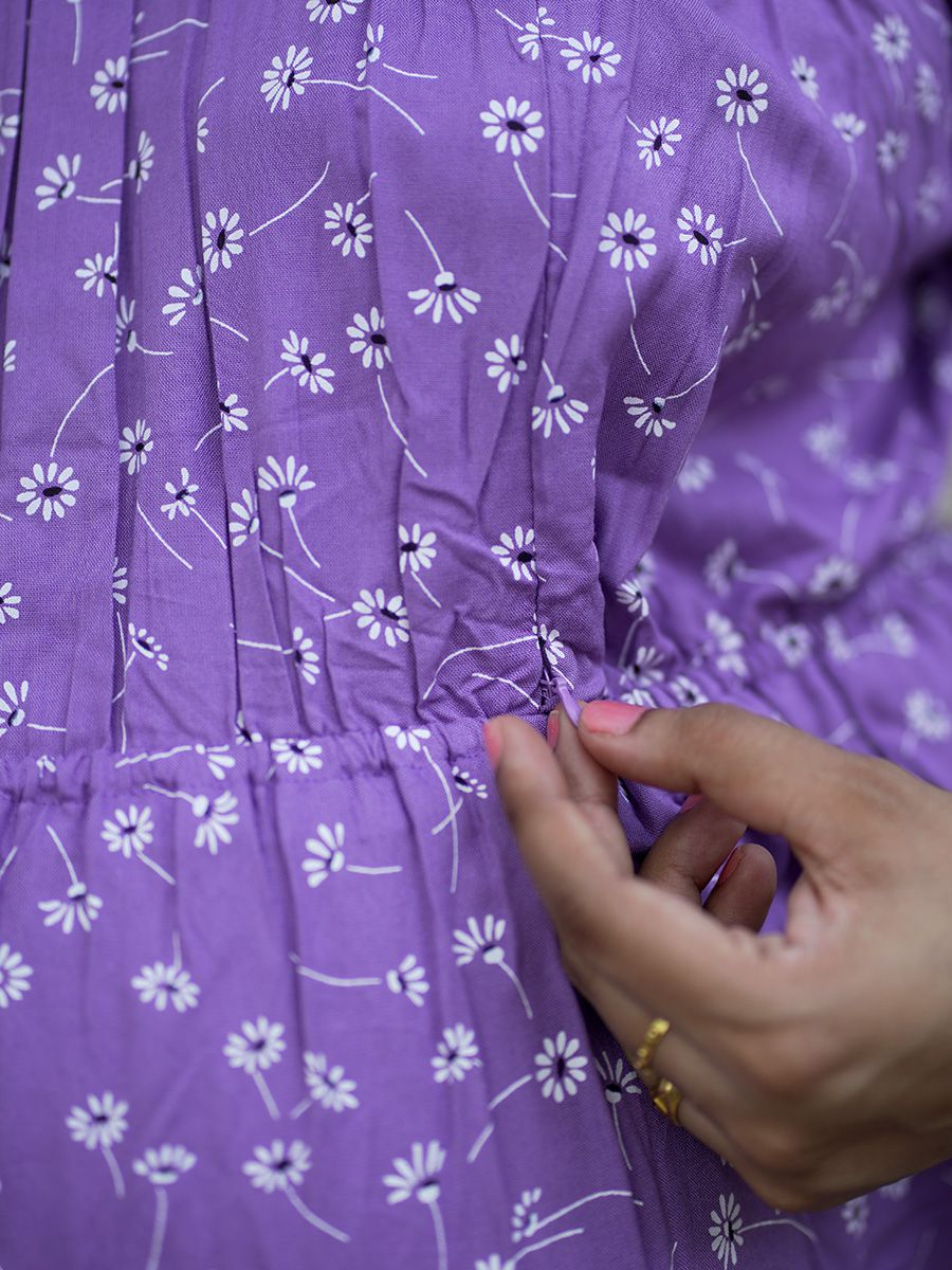 Maternity short Dress- Dina Violet